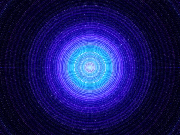 Glowing circles fractal artwork — Stock Photo, Image