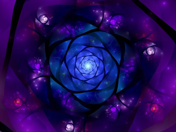 Mandala de espacio brillante colorido — Foto de Stock