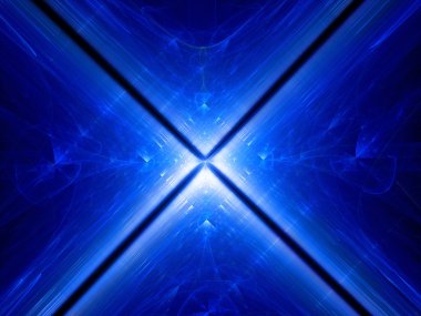 Futuristic technological fractal