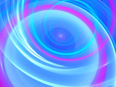 Mavi parlak yeni teknoloji eğrileri