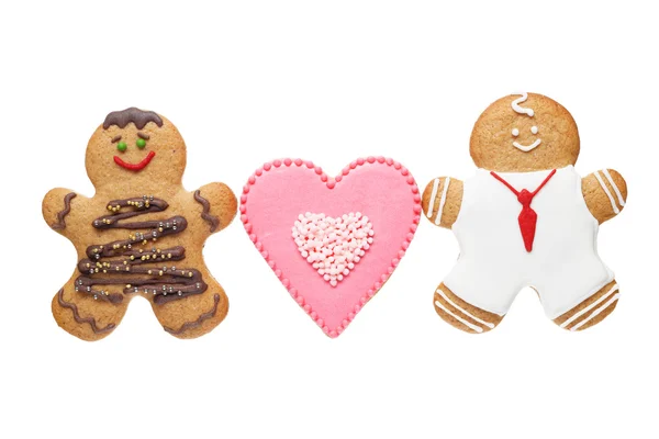 Gingerbread couple — Stock Photo, Image