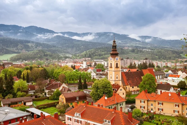 Paysage de la vieille ville, Leoben, Autriche — Photo