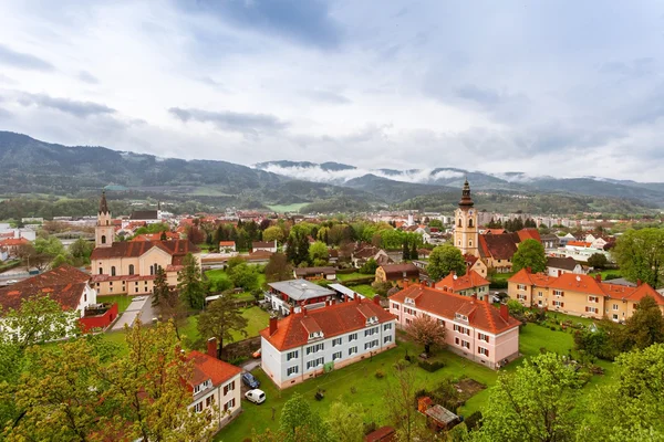 Paysage de la vieille ville, Leoben, Autriche — Photo