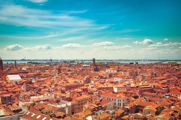 Vista aérea de Venecia desde el Campanile, Italia — Foto de Stock