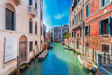 canal Grande ile basilica di santa maria della salute Venedik, İtalya