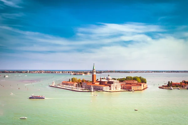 View of San Giorgio island, Venice, Italy Royalty Free Stock Photos