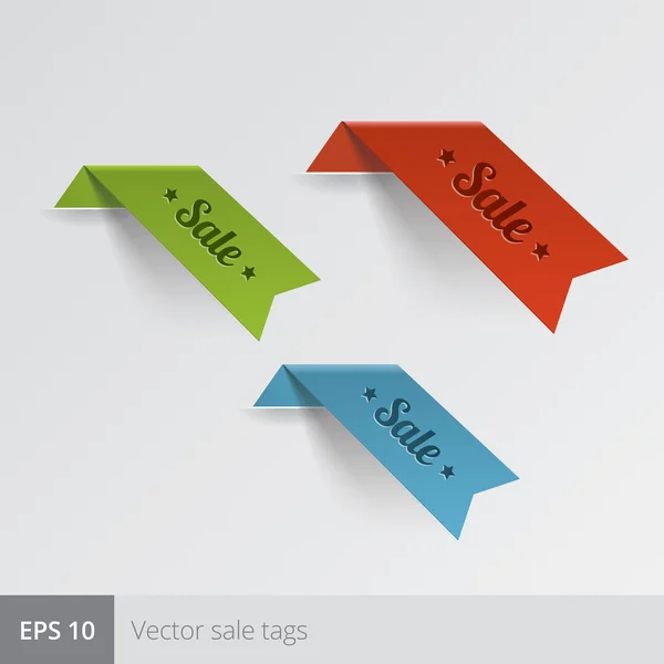 Verkoop tags set — Stockvector