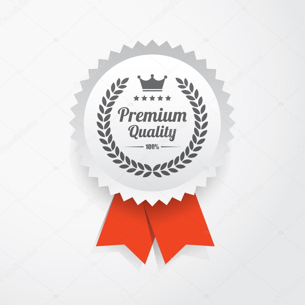 Golden Premium Quality Badge