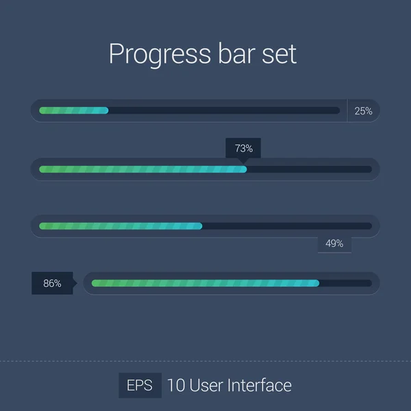 Control de volumen web deslizadores — Vector de stock