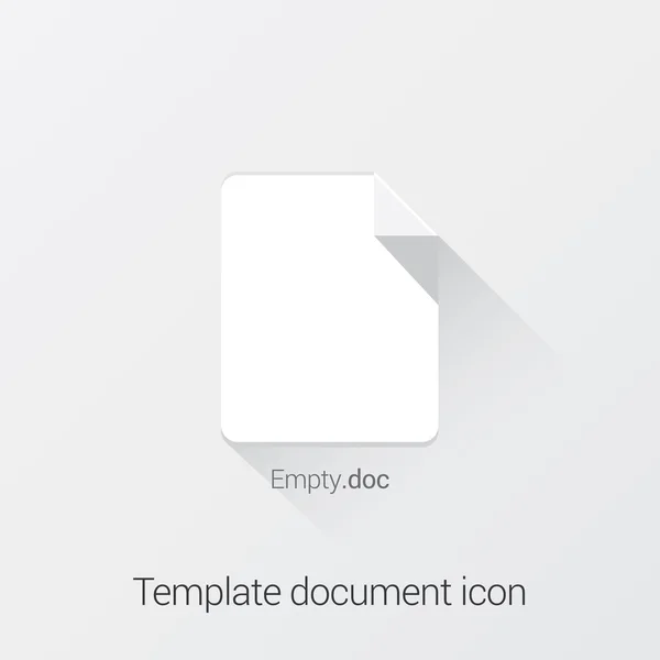 Icono de formato de documento. Interfaz plana — Vector de stock