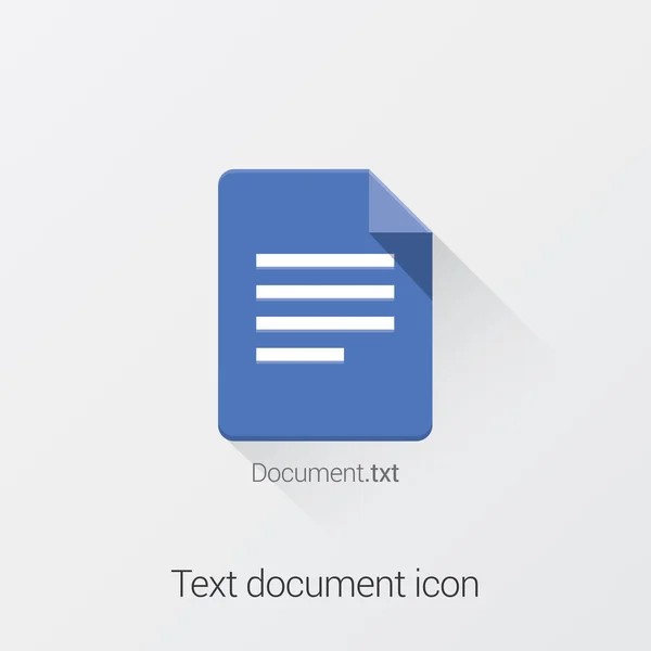 Icono de formato de documento. Interfaz plana — Vector de stock