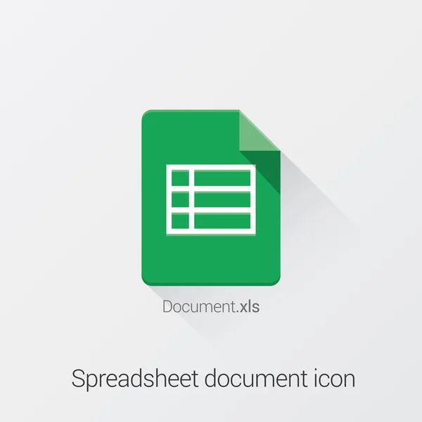 Document format icon. Flat UI — Stock Vector