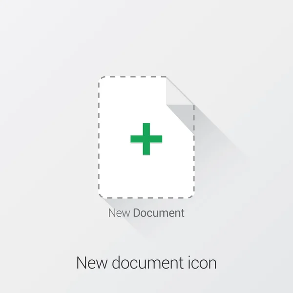 Icono de formato de documento. Interfaz plana — Vector de stock