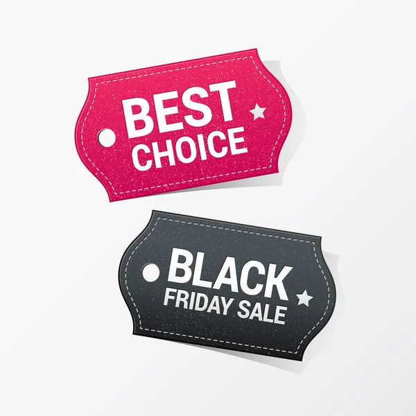 Discount color vector labels — Stock Vector