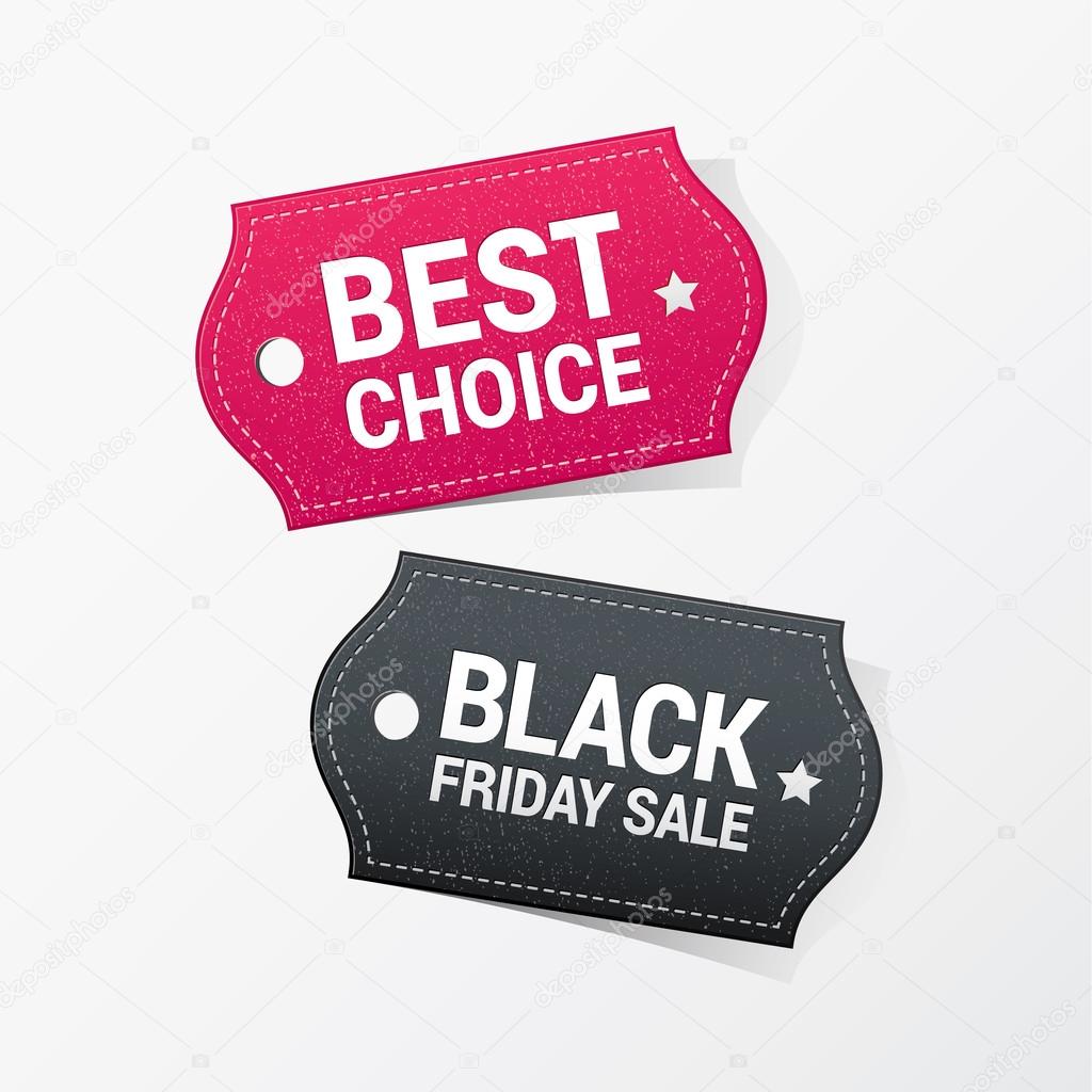 Discount color vector labels