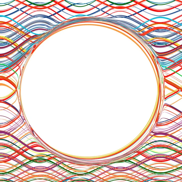Αφηρημένη ουράνιο τόξο Καμπύλο ρίγες γραμμών χρώματος φόντου — Διανυσματικό Αρχείο