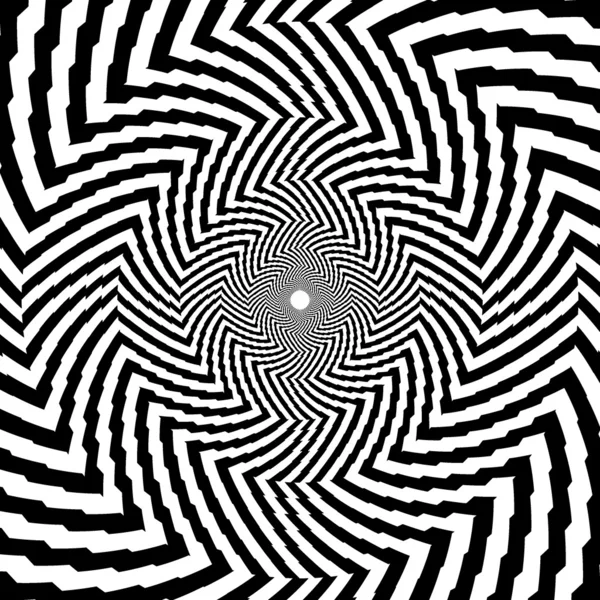 錯覚催眠チェスの黒と白の背景のベクトル イラスト — ストックベクタ
