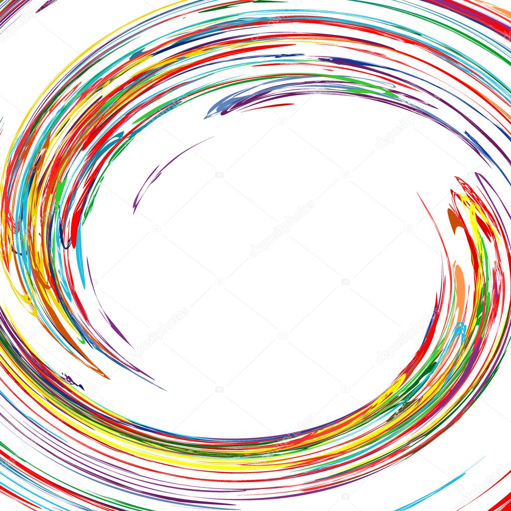Art line abstract color curved stripes background vector with space for text