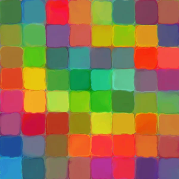 Abstracte regenboog kleur verf mozaic patroon kunst achtergrond — Stockfoto