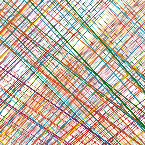 Duha zakřivené pruhy barevné linie umění pozadí — Stockový vektor