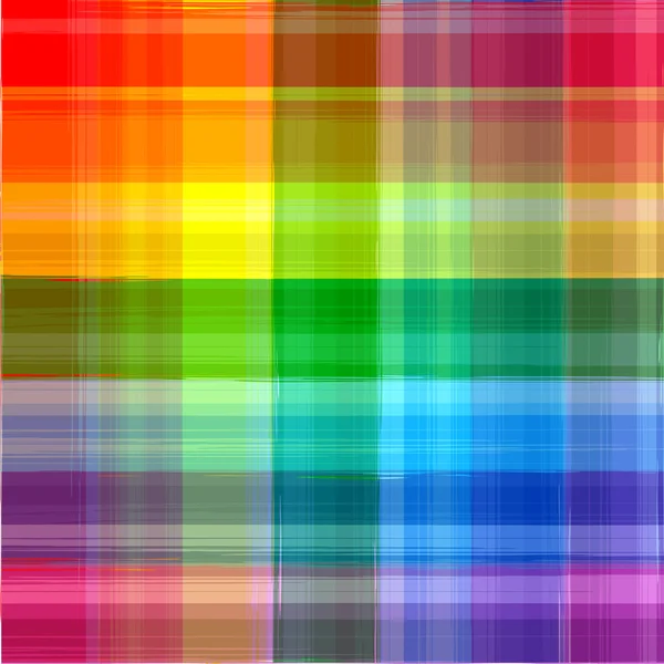 彩虹颜色的油漆垃圾格子马赛克背景 — 图库矢量图片