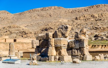 Persepolis, Iran bitmemiş kapıda görünümünü