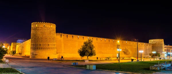 Karim Khan citadel at night in Shiraz, Iran — Stock Photo, Image