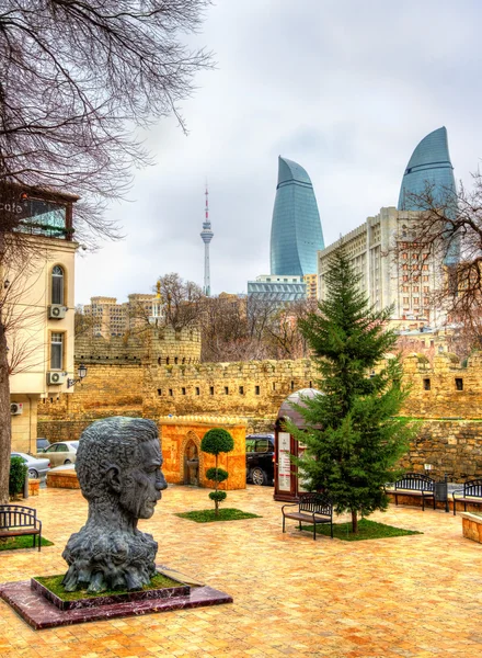 Monument of Vahid Aliaga in Baku — Stock Photo, Image