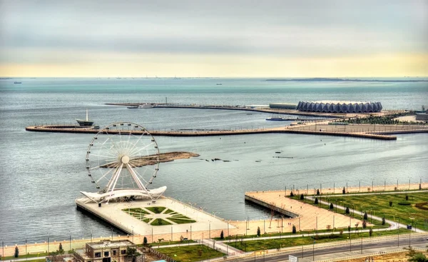 View of Baku seaside boulevard — Stock Photo, Image