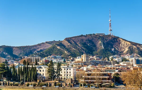 Blick auf Tiflis vom Würgepark — Stockfoto