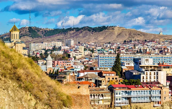 Blick auf Tiflis, Georgien — Stockfoto