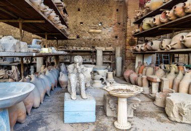 Pompeii içinde Vezüv patlama kurbanı