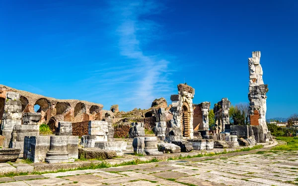 Das amphitheater von capua, das zweitgrößte römische amphitheater — Stockfoto