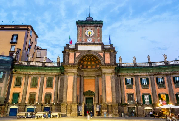 Vittorio Emanuele II National Boarding School, historical and religious complex in Naples — Stock Photo, Image