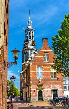 Görünüm Munttoren Kulesi'ne Amsterdam