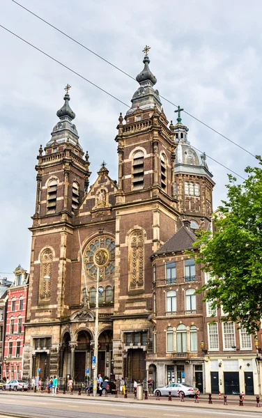 Sint Nicolaas kerk in amsterdam — Stockfoto