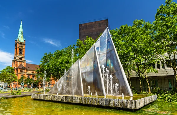 Fontana a Dusseldorf, Germania — Foto Stock