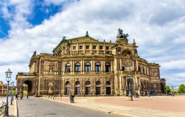 Semperoper, opera binası, Dresden'de Saksonya