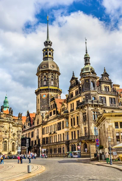 Veduta del castello di Dresda - Germania — Foto Stock