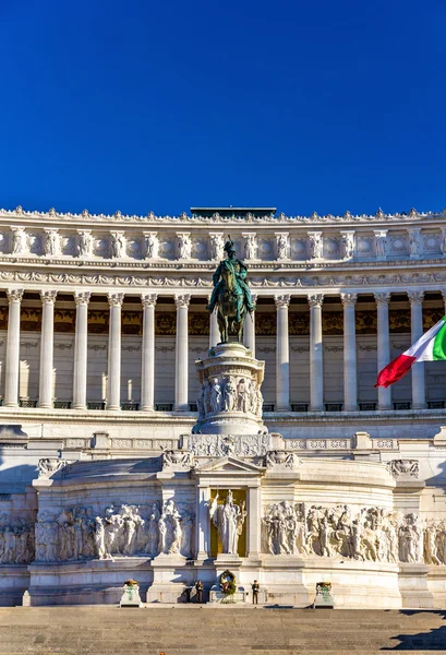 Monumento Nazionale Vittorio Emanuele Ii, v Římě — Stock fotografie