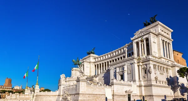 Monumento Nazionale Vittorio Emanuele Ii, v Římě — Stock fotografie