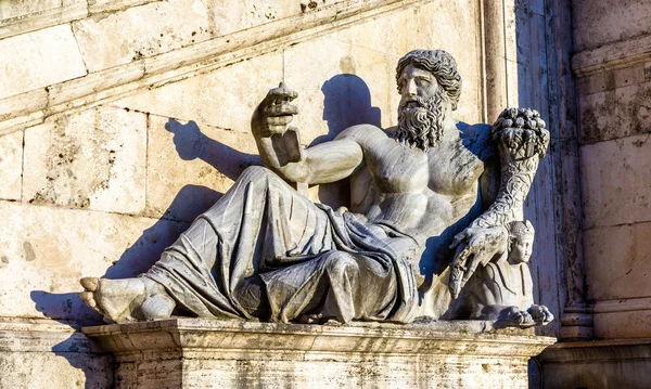 Marforio statue at Palazzo dei Conservatori — Stock Photo, Image