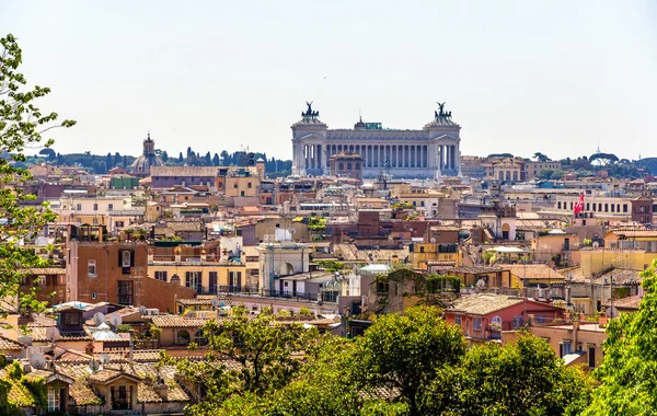 Näkymä Rooman historialliseen keskustaan, Italia — kuvapankkivalokuva