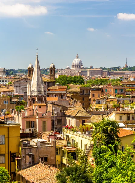 Vista do centro histórico de Roma, Itália — Fotografia de Stock