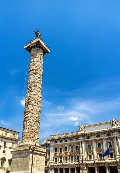 Praça Piazza Colonna em Roma — Fotografia de Stock