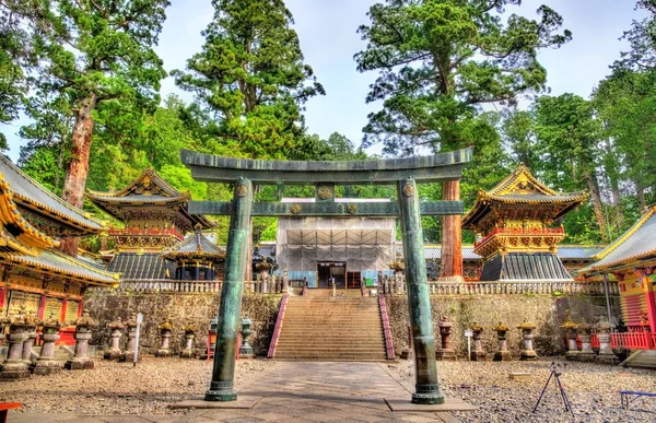 Tor des Toshogu-Schreins in Nikko — Stockfoto