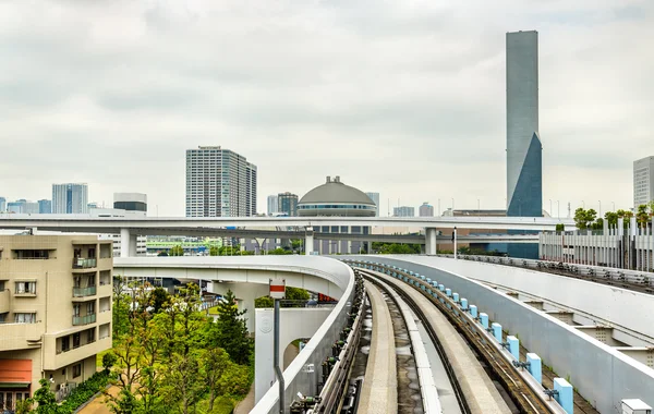View of Tokyo from Yurikamome line — Stock Photo, Image
