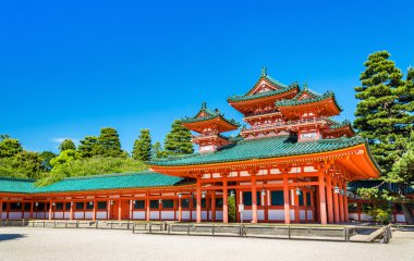 Soryuro, Heian tapınak Kyoto köşede kalede