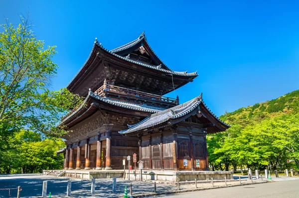 Sanmon Gate Nanzen-dzsi templomban a Kiotói — Stock Fotó