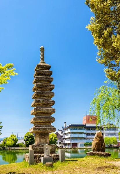 Vecchia Pagoda di Pietra a Nara — Foto Stock